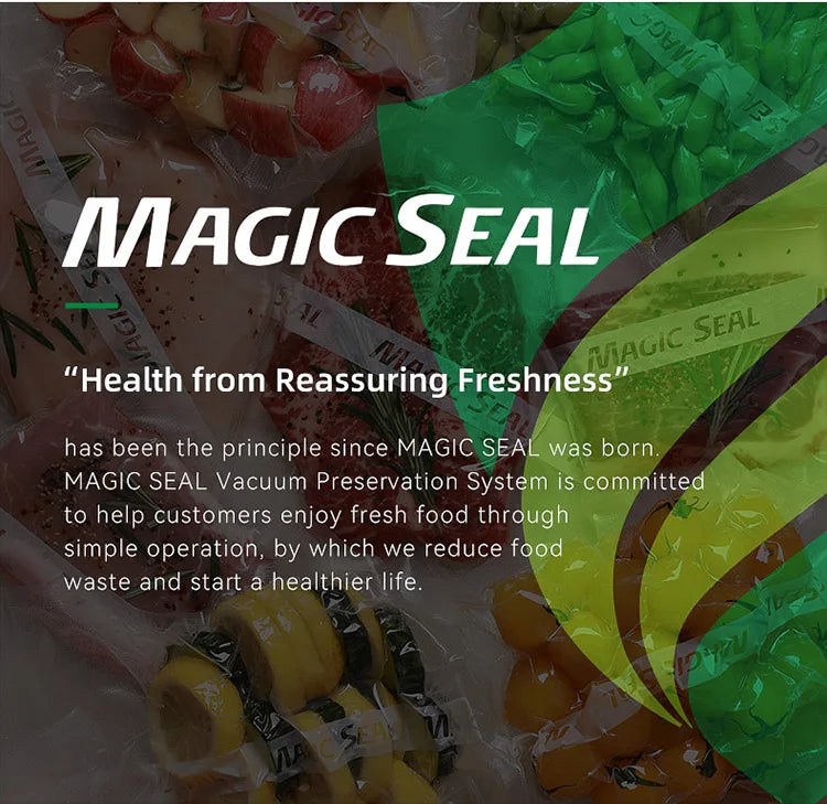 Vacuum Sealer Machine MAGIC SEAL MS300 for Food Plastic Packaging Sealer Mylar Bags Sealer Sealing machine Automatic Manual Mode