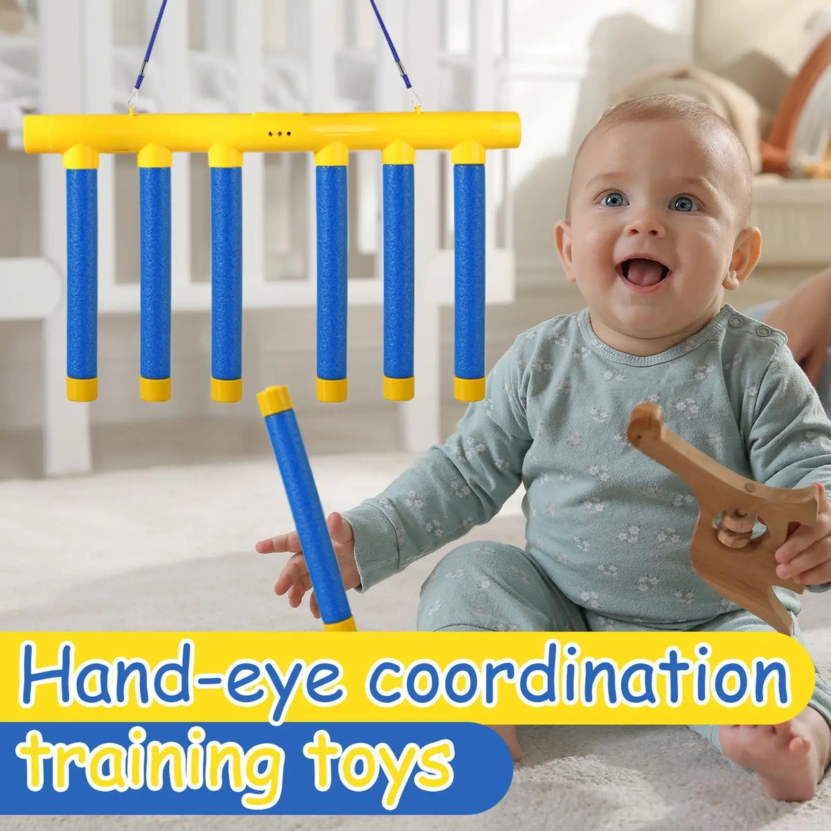 Catching Sticks Game Reflex Trainer 3 Adjustable Speeds Remote Control Stick Drop Game Hand Eye Coordination Training Toy