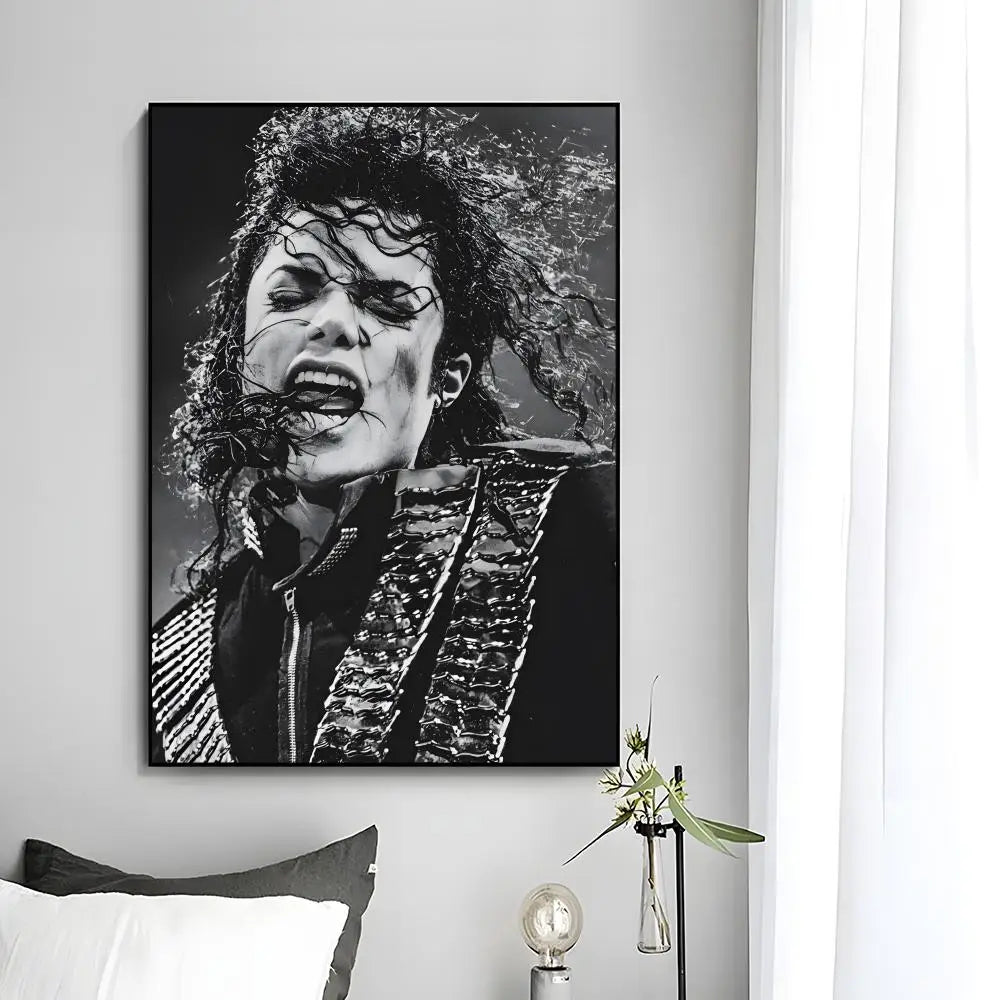 MJ Michael Jackson Poster Wall Art Print Decorative Mural Home Decor Gift Unframed