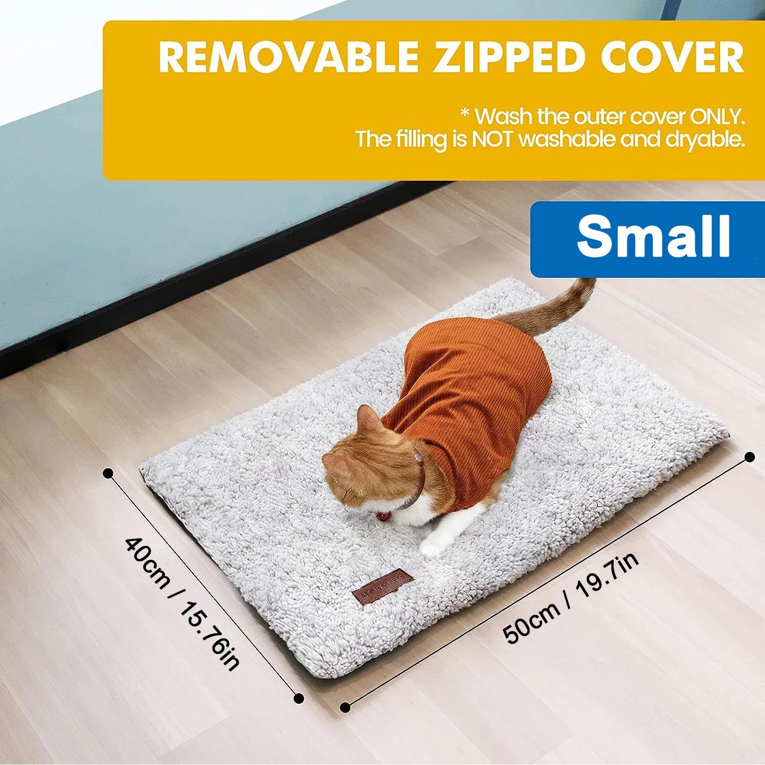 Self-Heating Pet Mat, Super Soft Aluminum Film Dog Mattress For Sleeping, Cat And Dog Bed Mat For Small And Medium Cats Dogs