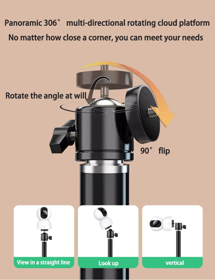 Projector stand live tripod portable photo video selfie flat-standing folding mobile phone stand triangular wholesale