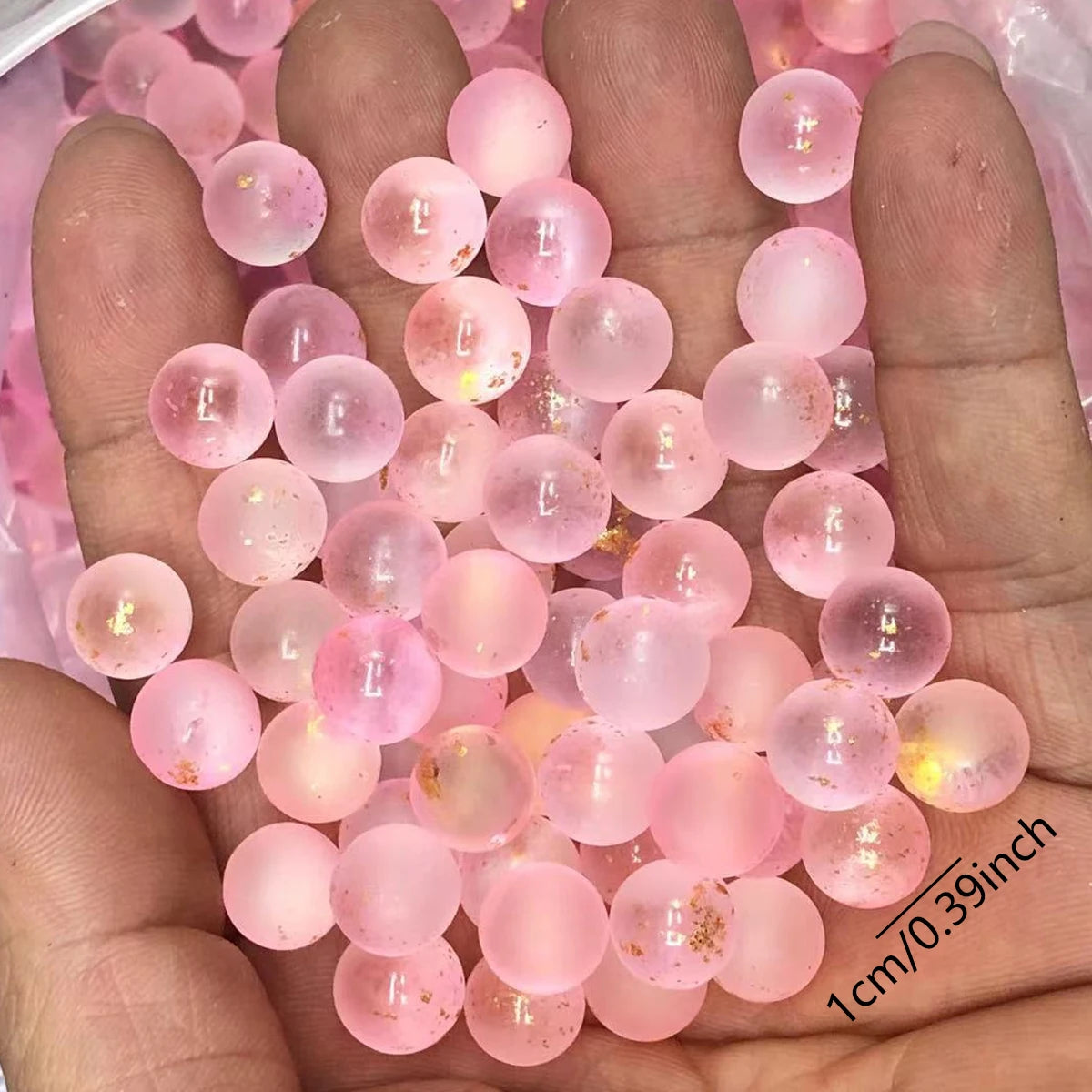 Fish tank frosted glass beads, small fish tank landscaping supplies, micro landscape ecological tank decorations and ornaments