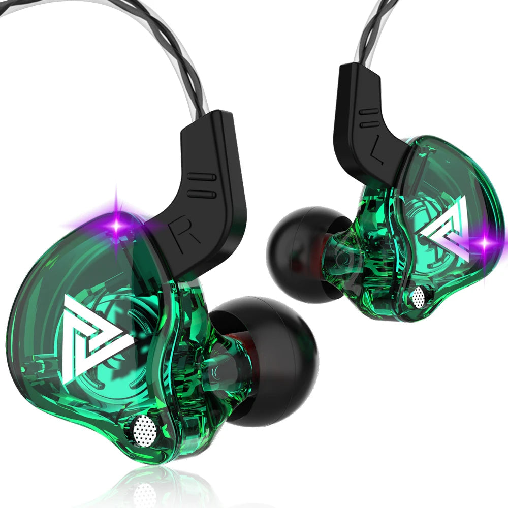Experience immersive sound with these in-ear earphones featuring 6 dynamic driver units—offering stereo HIFI, deep subwoofer bass, a built-in mic, and perfect for sports and monitoring!