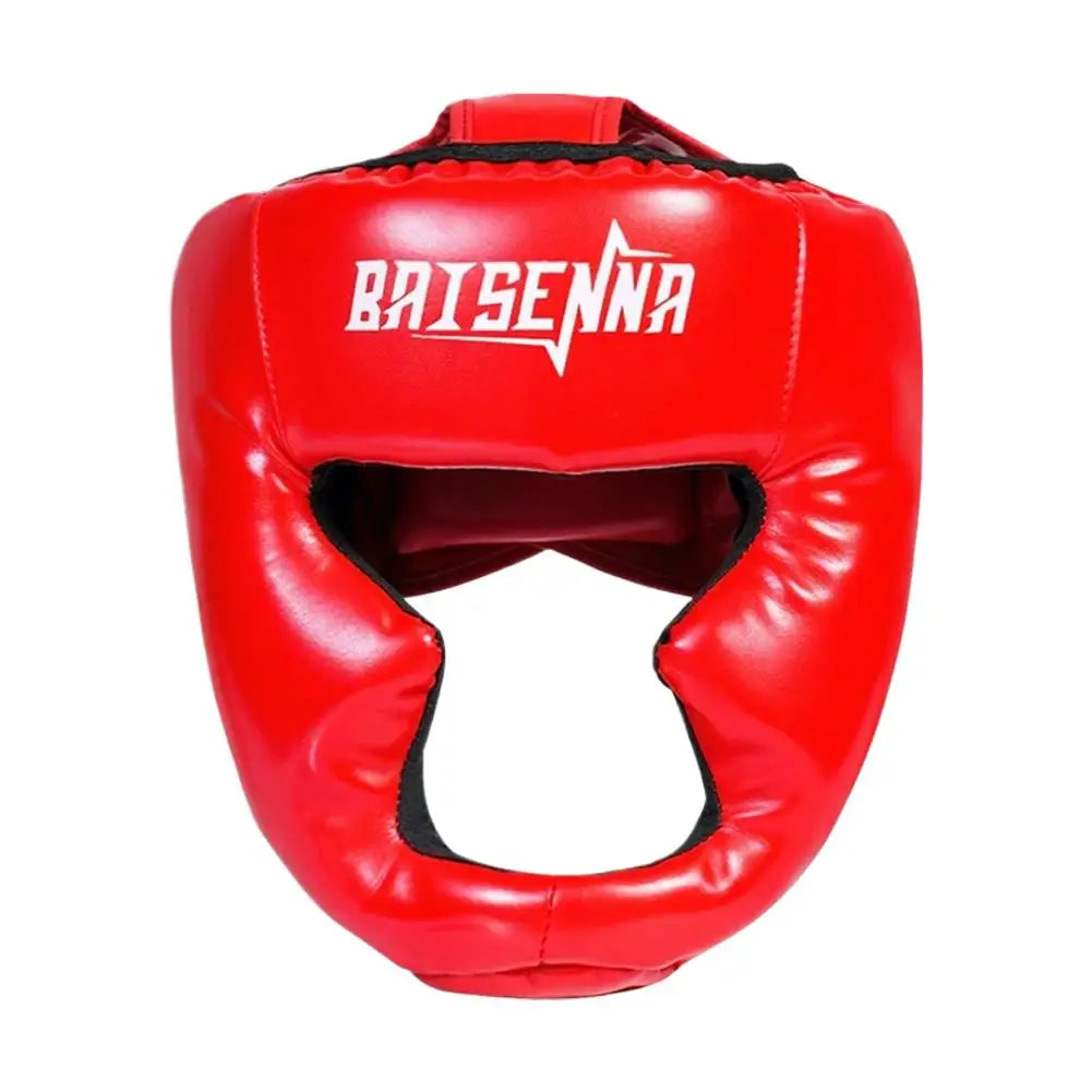 Kick Boxing Helmet for Adult & Kids PU Muay Thai Equipment Headgear Guard Training Taekwondo Head Boxing Sparring Gym