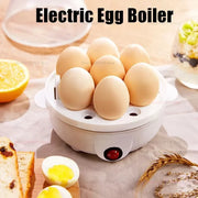 Electric Eggs Cooker Rapid Mini Egg Boiling Machine for Poached Scrambled Omelets Auto Shut Off Kitchen Appliance