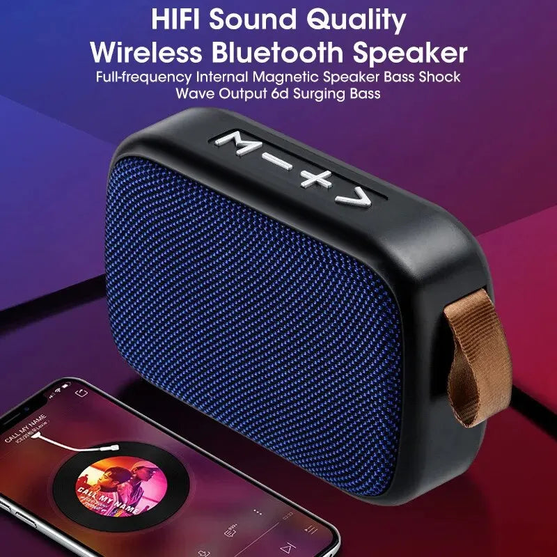 Take the party anywhere with this portable mini outdoor subwoofer speaker—powerful sound for home or on the go!