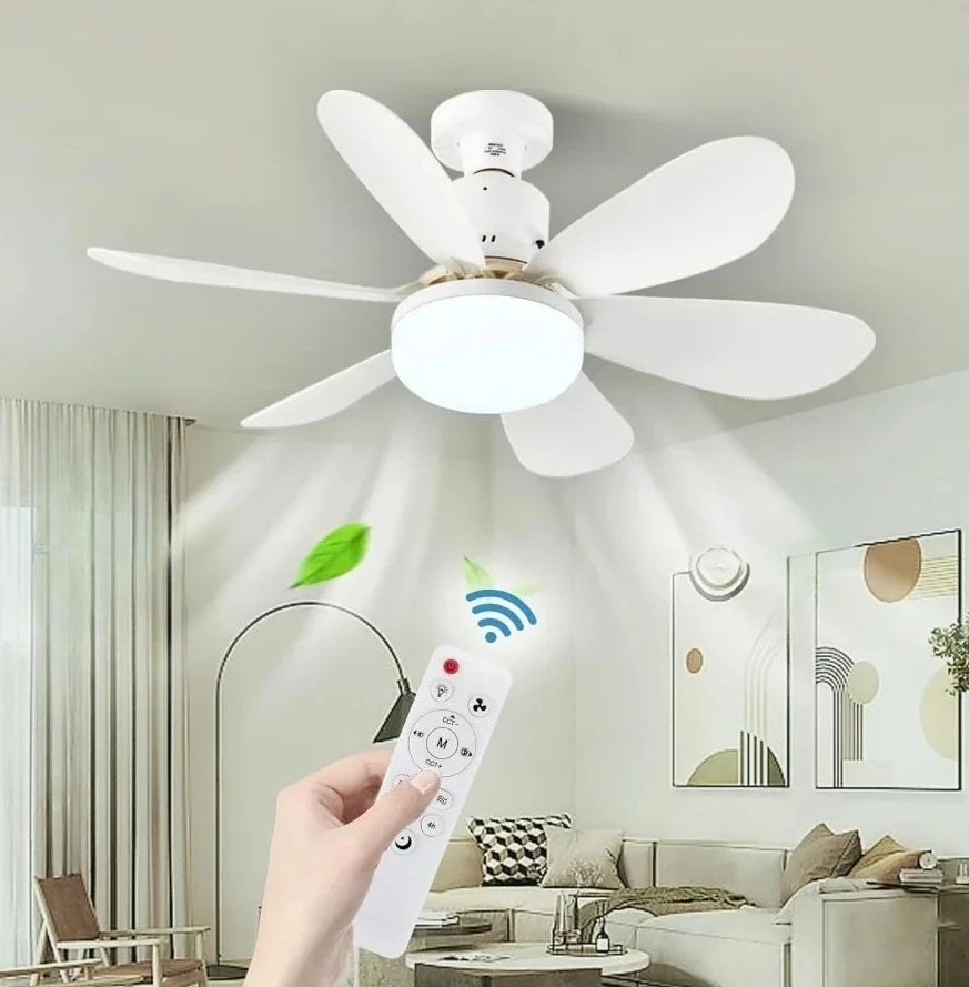 LED Ceiling Fan Light with Remote