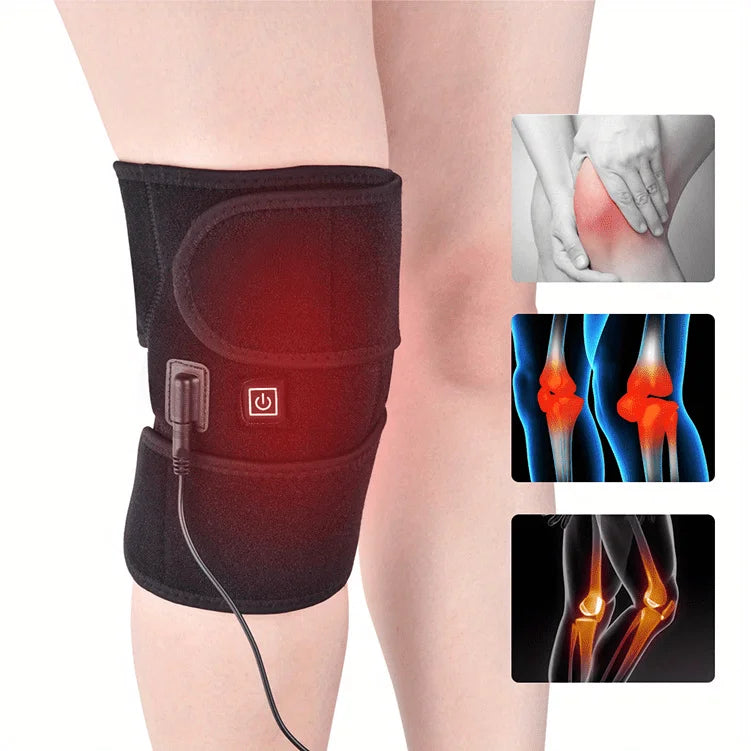 Heated Knee Brace Wrap Heating Pads for Knee Fast Heating Electric Heat Pad 3 Adjustable Suitable for both men and women