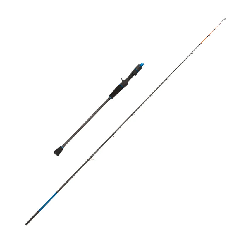 ROLLFISH Titanium Tip Octopus Squid Cuttle Fishing Rod 1.75M/5.74FT Action 8：2 Carbon Fiber Casting Saltwater Boat Jigging Rod
