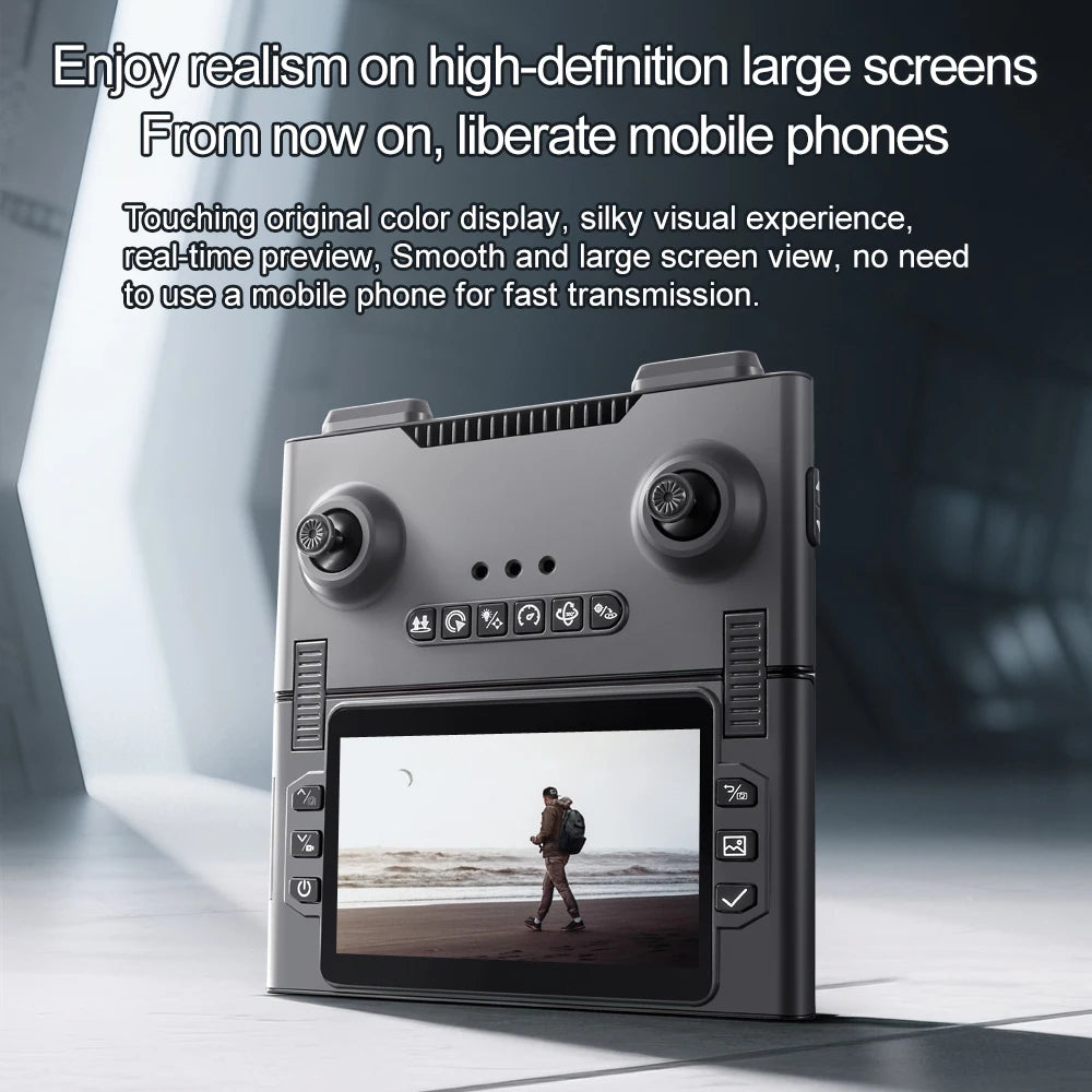 Drone Profesional 4K Dual Camera Brushless Motor Obstacle Avoidance Dron RC Helicopter Foldable Quadcopter