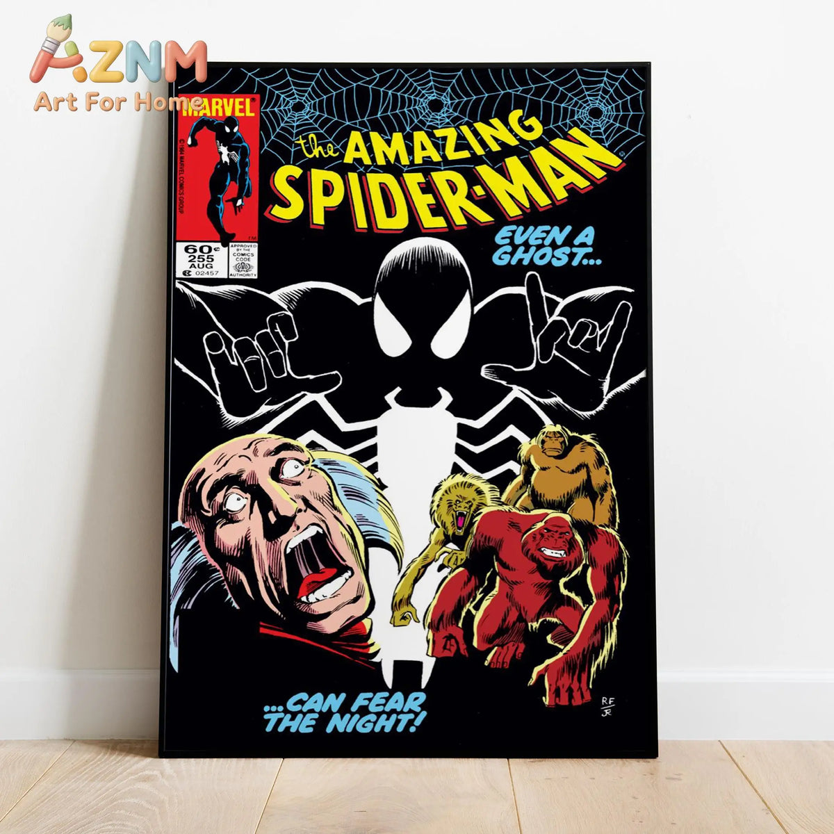 Spider Man Comic Book Covers Poster, Comics Print, Wall Art, Gift for Animation Fans