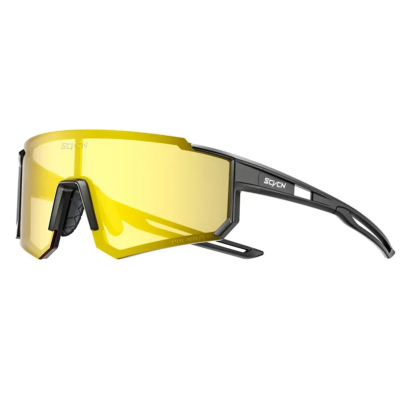 SCVCN Night Vision Glasses Fashion Sunglasses Y2K Trave Cycling Glasses Driving UV400 Mtb Fishing Sports Goggles Oversized Man