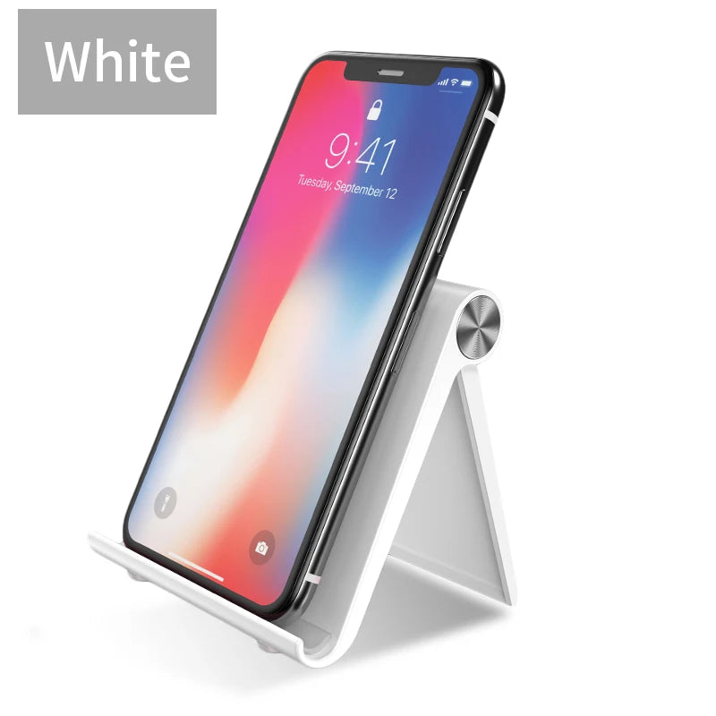 Keep your devices secure and hands-free with this versatile phone and tablet holder stand—perfect for smartphones and tablets of all sizes!
