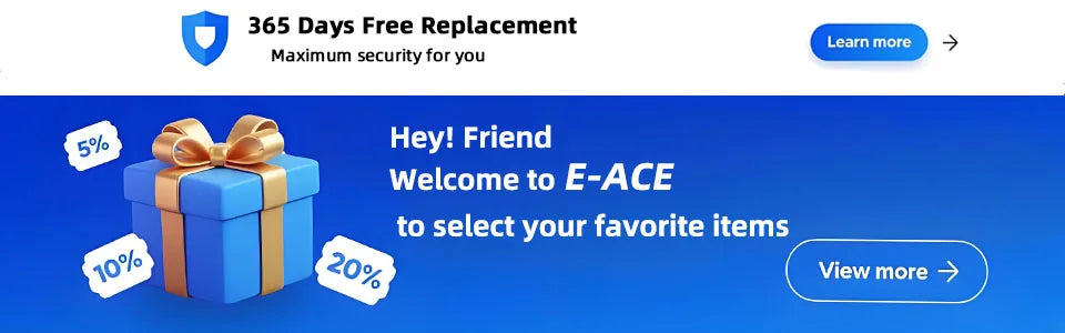 E-ACE Car TPMS Sensor 8 Bar Smart System For Car Truck With Car Electronic Clock Auto Intelligent System Solar Power LCD Display