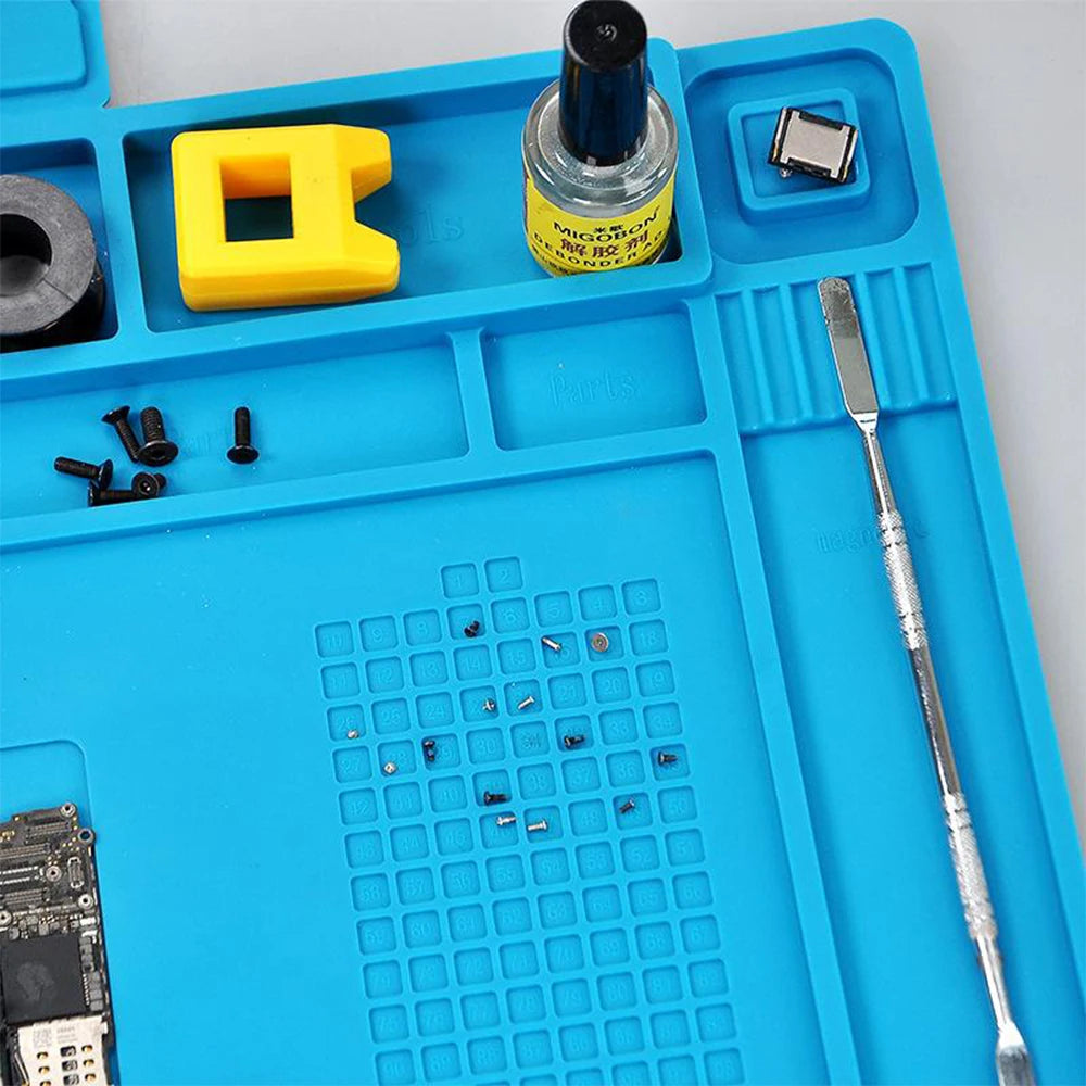 Silicone Heat Insulation Pad Remove solder pad ESD AntistaticHigh temperature resistance Phone Motherboard Repair Working Pad