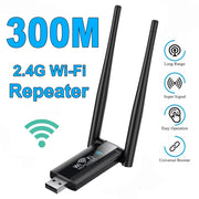 Wireless USB WiFi Repeater Extender WiFi Signal Amplifier Booster Long Range Wi-Fi Router
