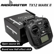 Radiomaster TX12 MK2 Radio Transmitter with ELRS Hall Sensor Gimbals, Open Source RC Controller for FPV Drone, RC Airplane, Flig