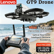 Lenovo GT9 Drone GPS Foldable Quadcopter Display Dual Lens 2.4G WiFi Optical Flow Positioning Powerful Brushless Motor HD Aerial