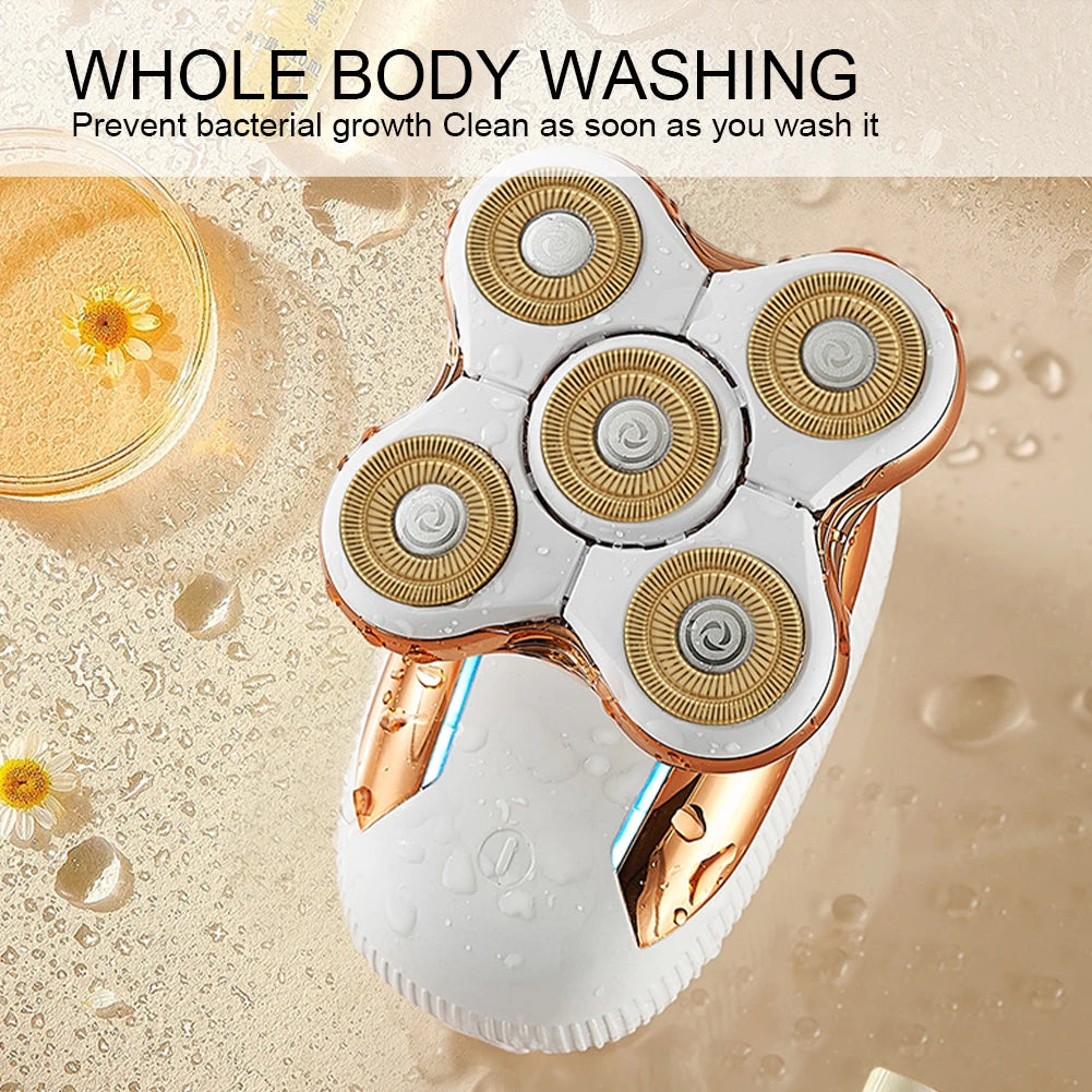 Women's Gold Electric Hair Removal Device