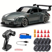 1: 24 Speed Four-wheel Drive RC Drift Remote Control Car 2.4G Remote Control Racing Car Children Electric Toy Christmas Gift