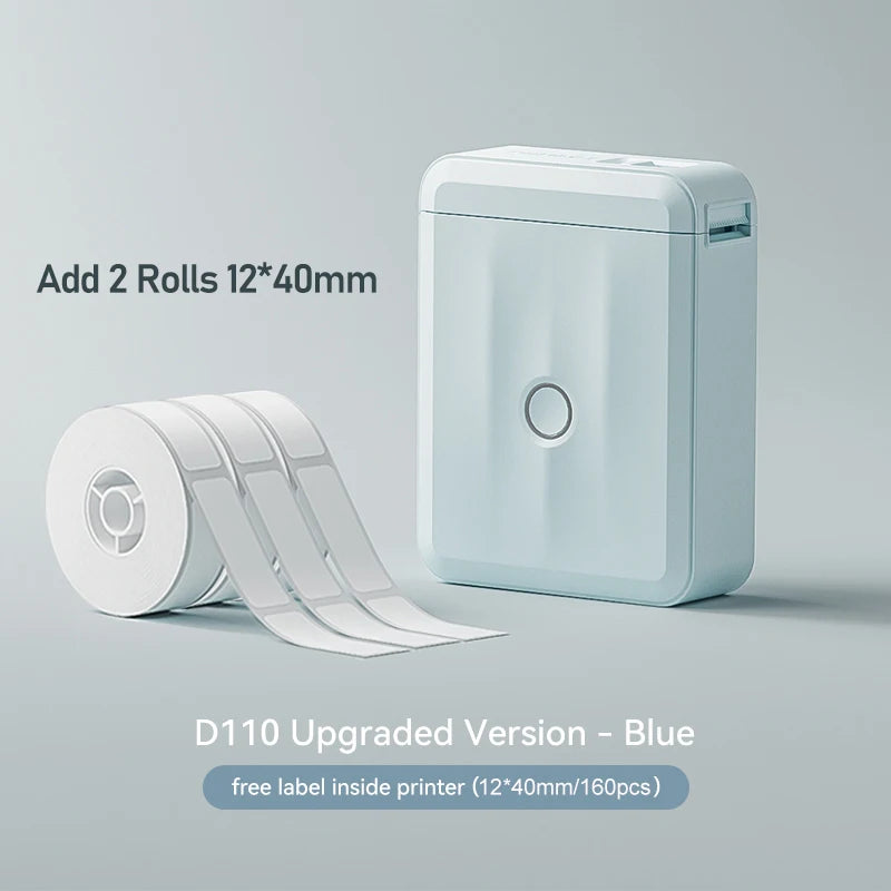 Niimbot D110M Label Thermal Self-Adhesived Printer Wireless Bluetooth Mini Portable Printer D110 Updated Version Sticker Maker
