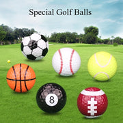 Designed Practice Golf Ball 3 Layers Balls Limited Gift Pattern Printed Golf Ball Decoration Collection Kit 42MM 45g New Ball
