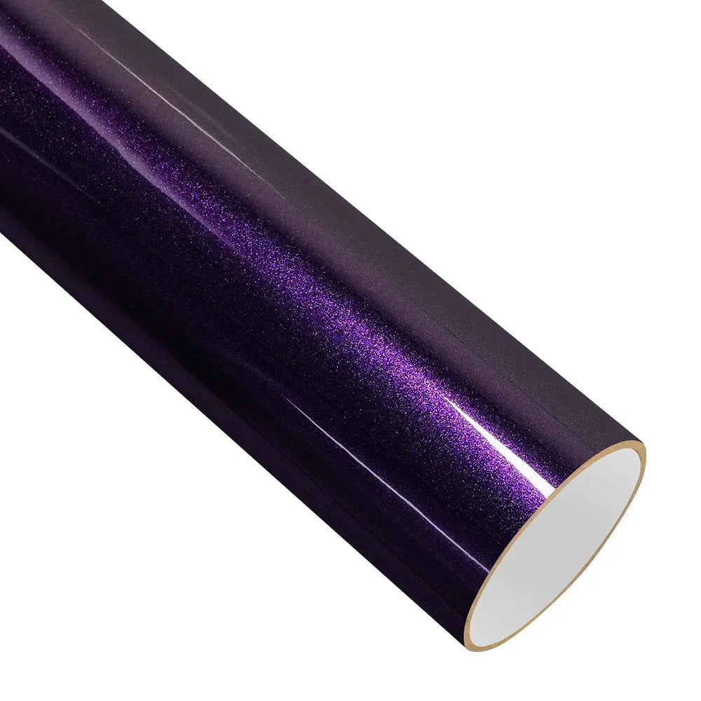 PET Diamond Purple&Gold Car Vinyl Film PVC Waterproof Scratch Resistant Sticker Motorcycle Auto Body Exterior Decoration Film