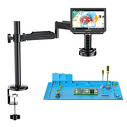 TOMLOV 4K Digital Microscope Autofocus 2000X 8" TM4K-AF Flex Arm HDMI Electronics Soldering Microscope for Mobile Phone Repair