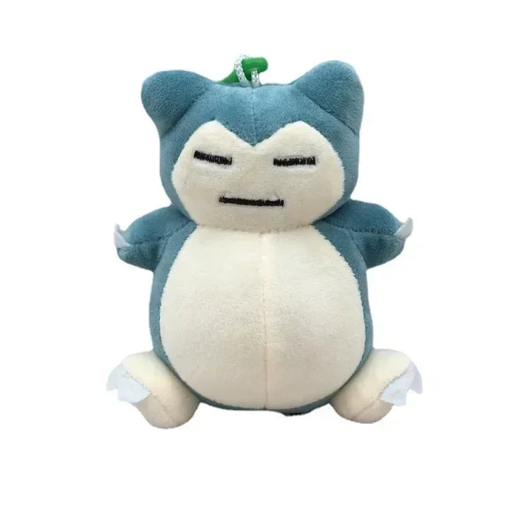 21PCs/set Pokemon Charmander Eevee Plush Doll Pendant Stuffed Bulbasaur Squirtle Pendant Plush Keychain
