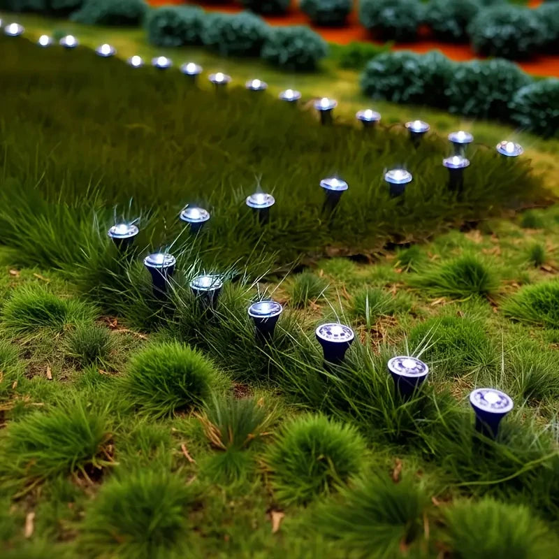 LED Solar Lights 8 Modes Outdoor Solar Garden Lights Waterproof Lawn Pilot Lamps for Trails Camping Yards Decorative Lighting