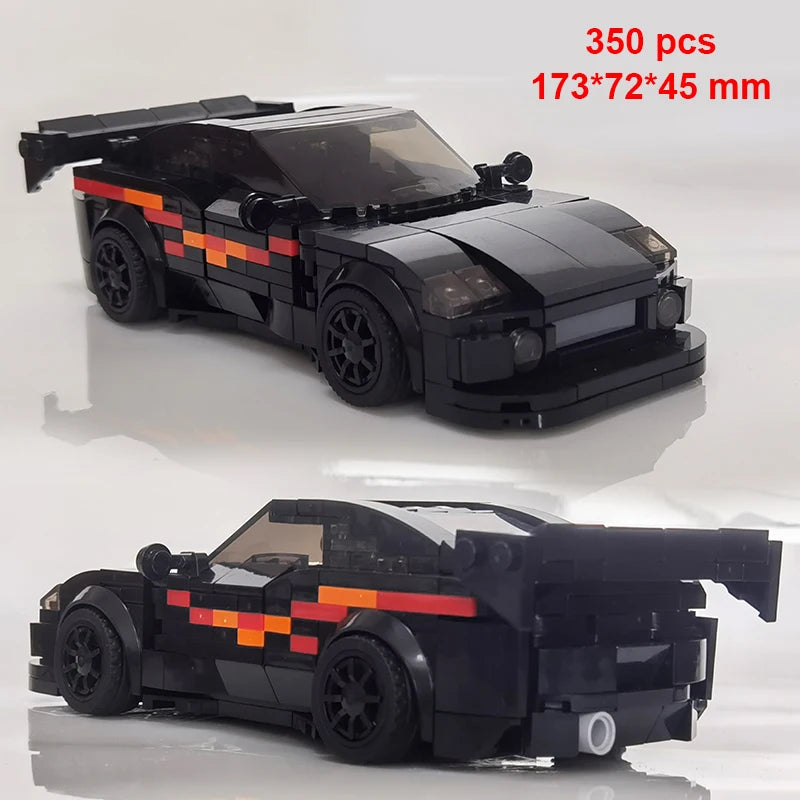 Technical Car Speed Racing Building Blocks Bricks Sets Sports Car MOC Garage City Vehicle Creative Toys For Kids