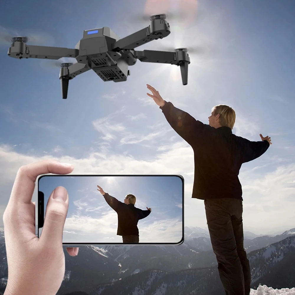 Capture stunning aerial footage with this professional foldable RC drone—featuring an HD 1080P camera, WiFi FPV, height hold, and quadrotor design for smooth flights!