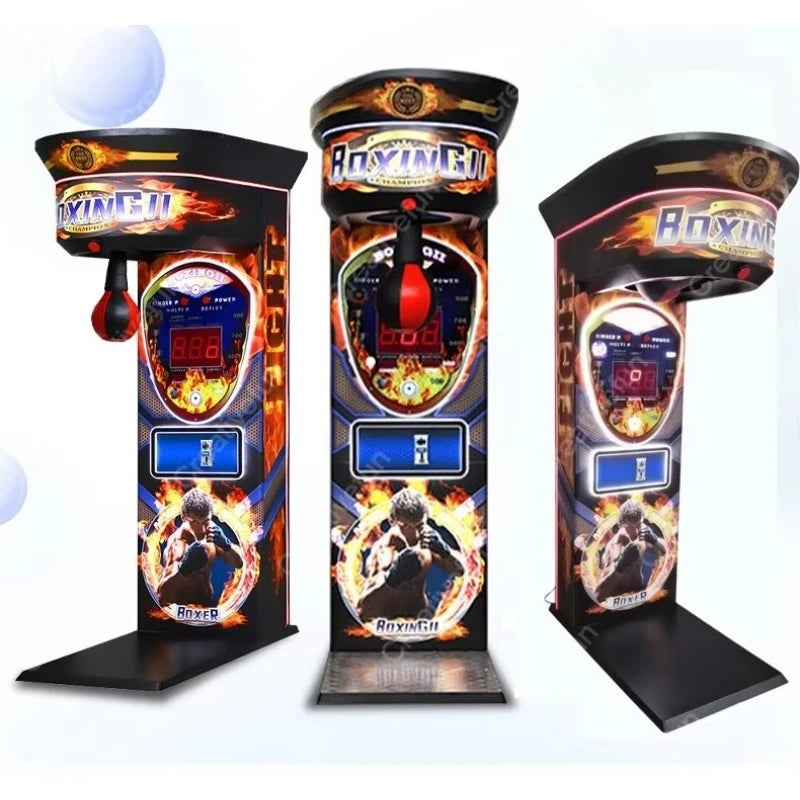 Commercial Adult Punch Boxing Arcade Machine Coin Operated Punching Game For Amusement Park Venue
