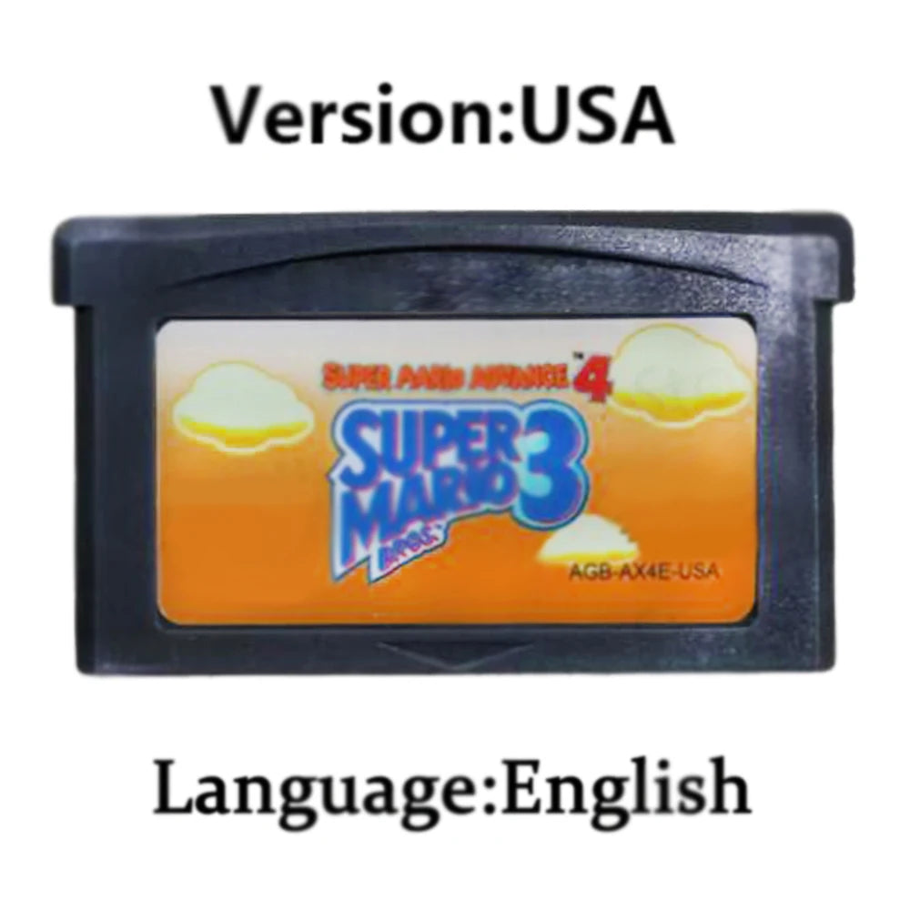 Mario GBA Games cards EUR USA Version