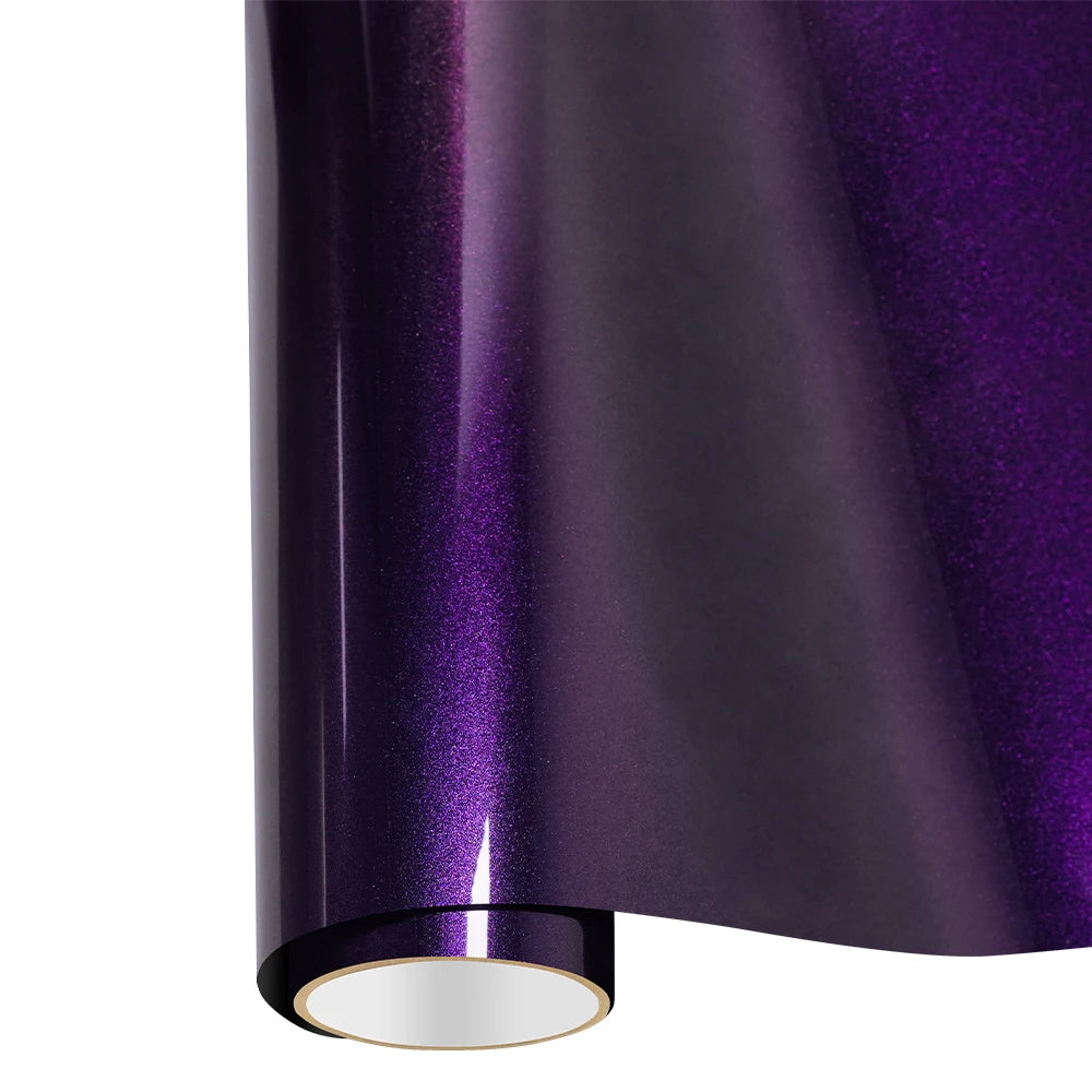 PET Diamond Purple&Gold Car Vinyl Film PVC Waterproof Scratch Resistant Sticker Motorcycle Auto Body Exterior Decoration Film