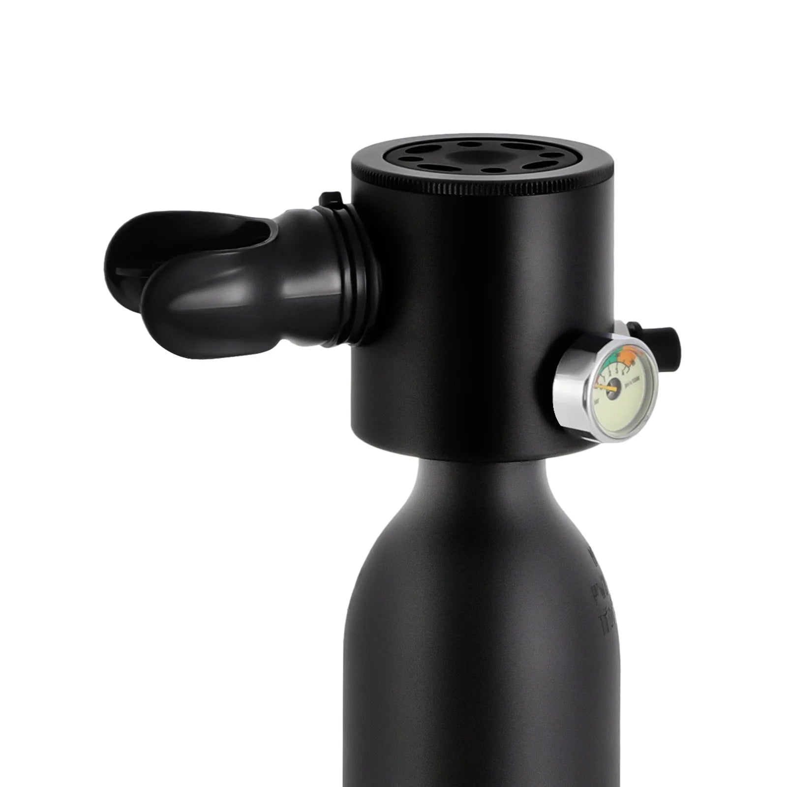 0.5L Mini Scuba Tank with 5-10 Minute Breathing Time, Portable Aluminum Diving Cylinder for Snorkeling and Emergency Air