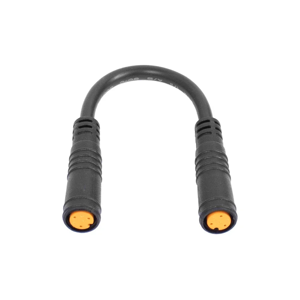 Electric Bicycle Female to Male 3 Pin Extension Cable For E-Bike Waterproof Durable Display Thumb Throttle Cables Plug Accessory