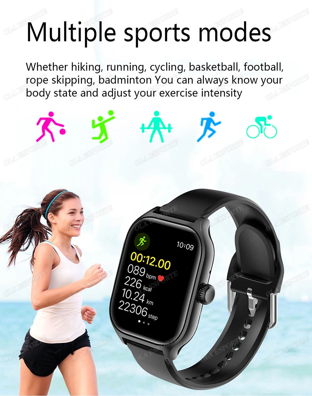 Stay connected and stylish with this versatile smartwatch compatible with both Android and iOS devices!