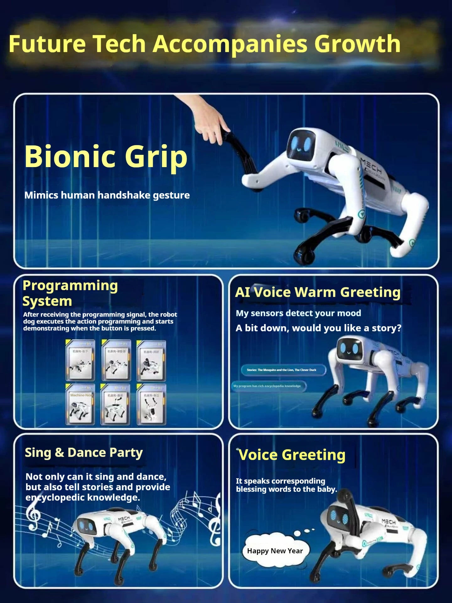 Ai Intelligent Smart Robot Dog Remote Control