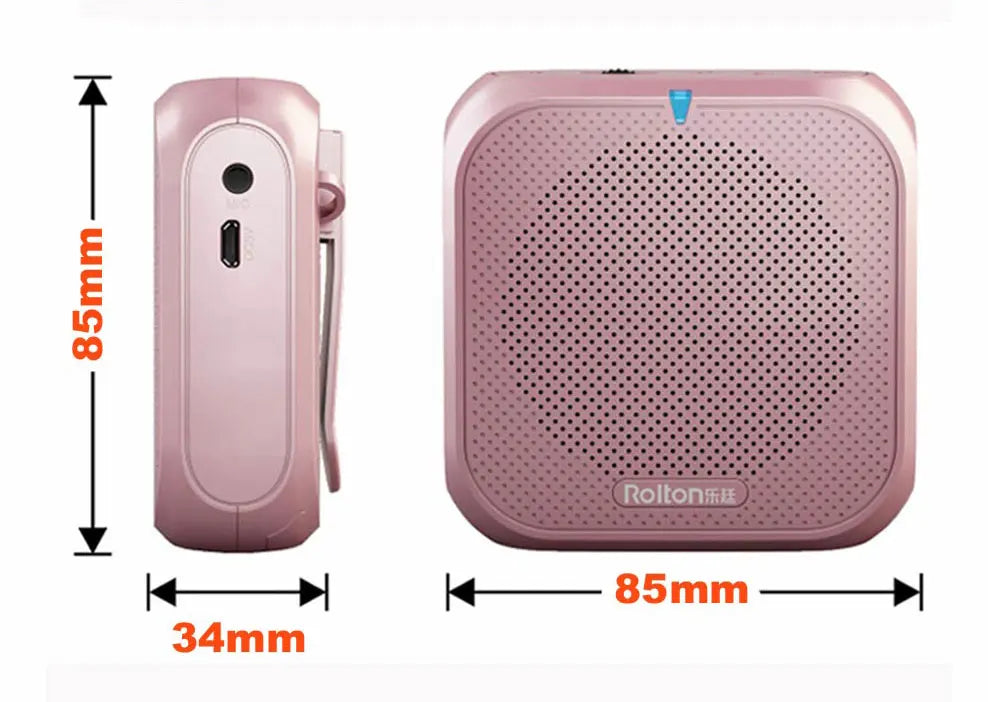 Enhance your sound with this all-in-one microphone loudspeaker and voice amplifier recorder—perfect for clear presentations, performances, and recordings!