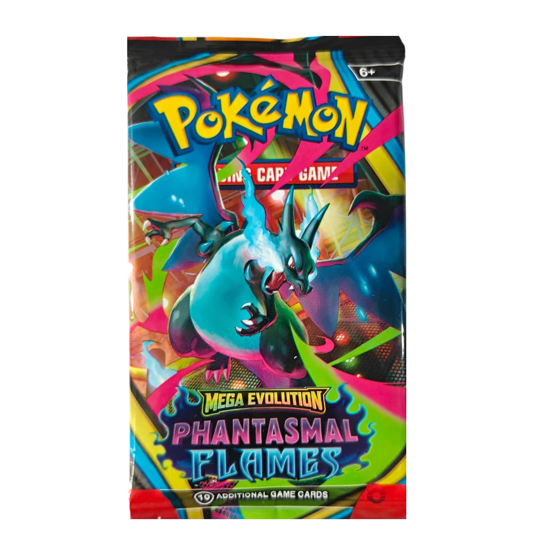Pokemon TCG Mega Evolution Phantasmal Flames Trading Card Gengar Heracross Lopunny Charizard X Anime Collectible Collection Gift