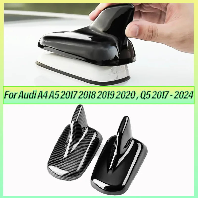 For Audi A4 A5 2017 2018 2019 2020 Q5 2017 2018 2019 2020 2021 2022 2023 2024 Exterior Shark Fin Antenna Cover Protective Cap
