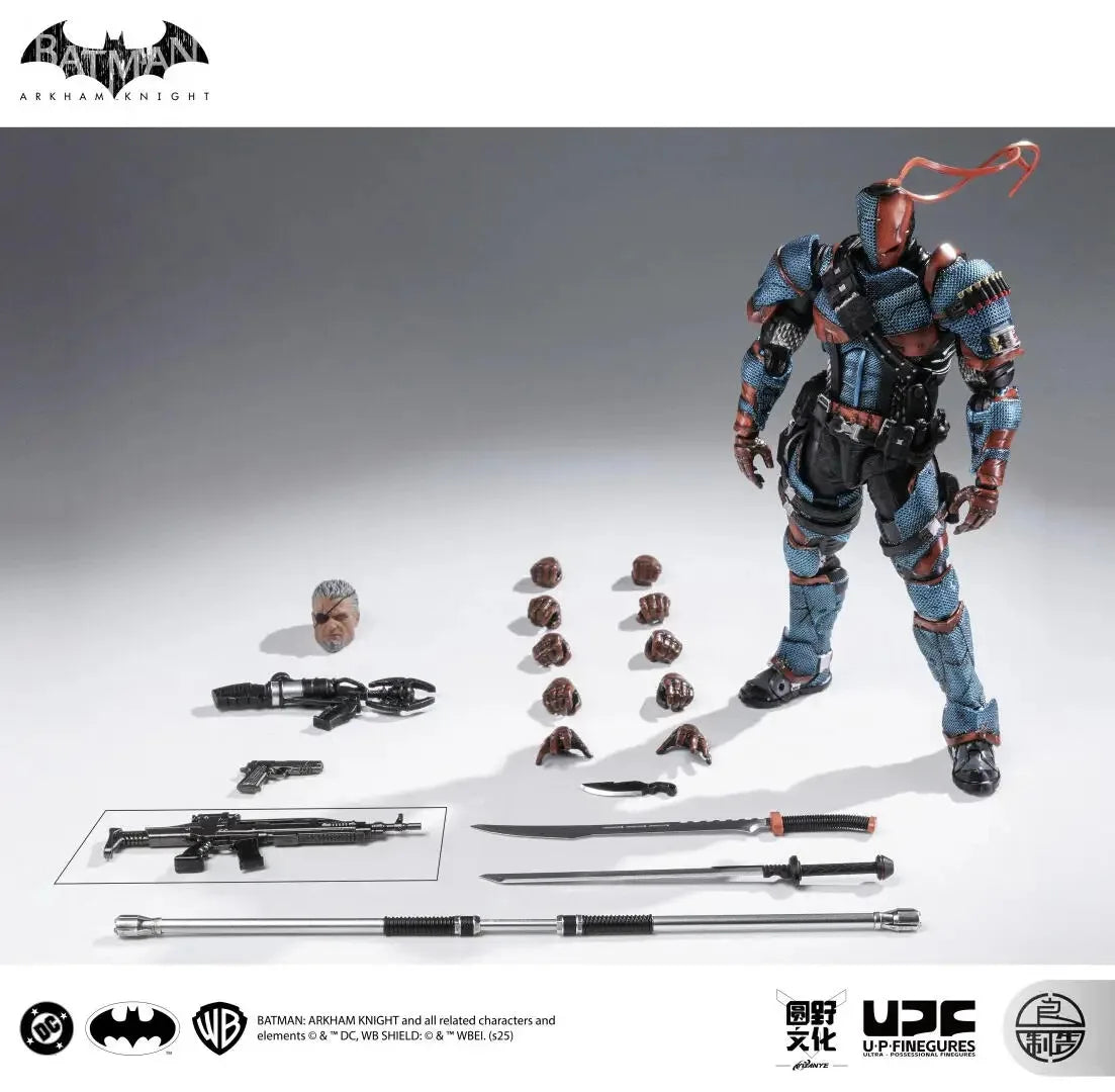 100%Original LPZZ Studio 1/12 Deathstroke Batman Arkham Knight Batsuit V8 04 Batman Movie Action Collection Figures Model Toys
