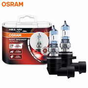 OSRAM Night Breaker Unlimited HB3 9005 P20d 12V 60W Car Halogen Headlight Original Bright White Upgarde Lamps 9005NBU USA 2x