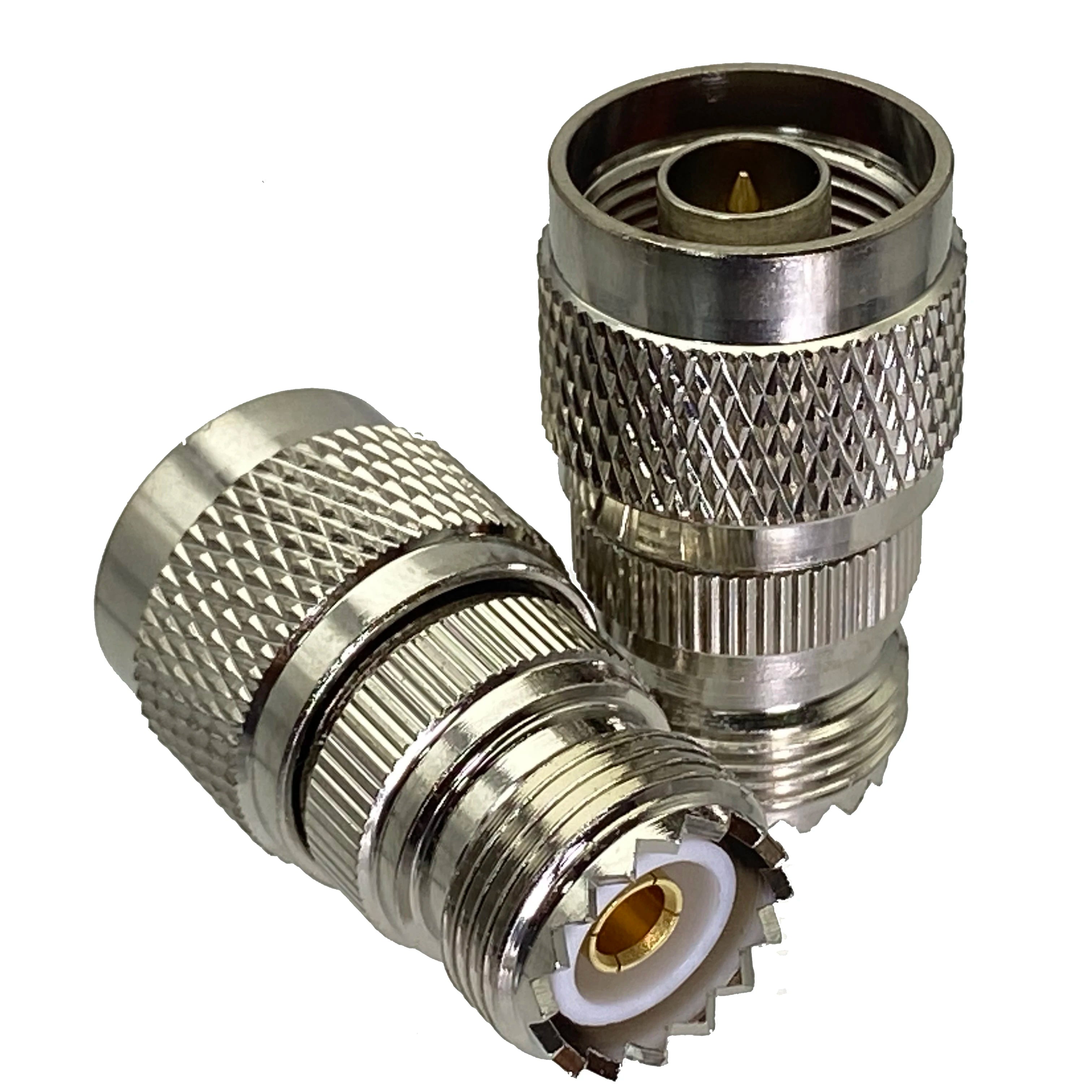 1pcs N Male Plug center to UHF Female SO-239 SO239 jack RF adapter connector Coaxial Wire Terminals