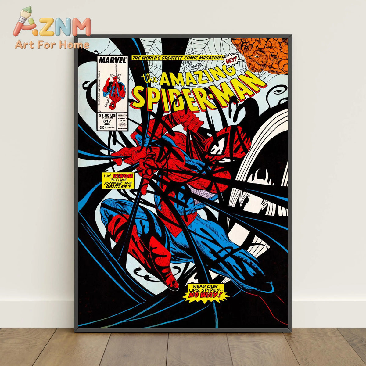 Spiderman Comic Book Covers Poster _ Peter Parker Wall Art _ Movie Canvas Print
