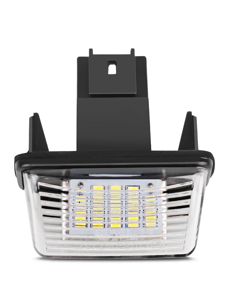LED License Number Plate Light  For Citroen C3 C4 C5 BERLINGO Saxo Xsara Picasso for Peugeot Partner 306 new/307 new/308/5008