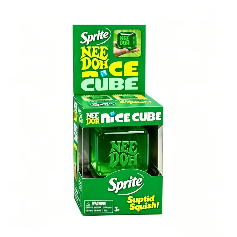 Schylling Needoh Nice Cube Sensory Nice-Sicle Stress Relief Squishy Cube Anti-Anxiety Squeeze Object For Focus ADHD Population