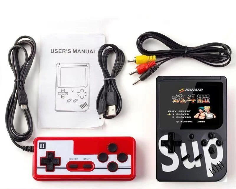 Retro Classic Games Kids Handheld Mini Game Console 400 Games,Rechargeable,Connectable with TV,Doubles,Party Kids Adult Toys