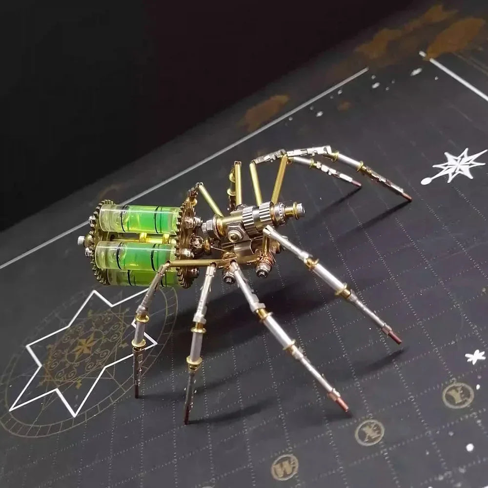 Mechanical Spider Metal Model 3D Kit  (Cyberpunk Insects)